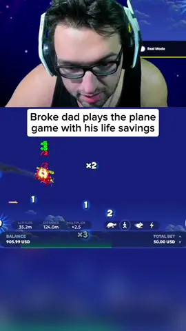 Broke dad plays the plane game #kickstreaming 