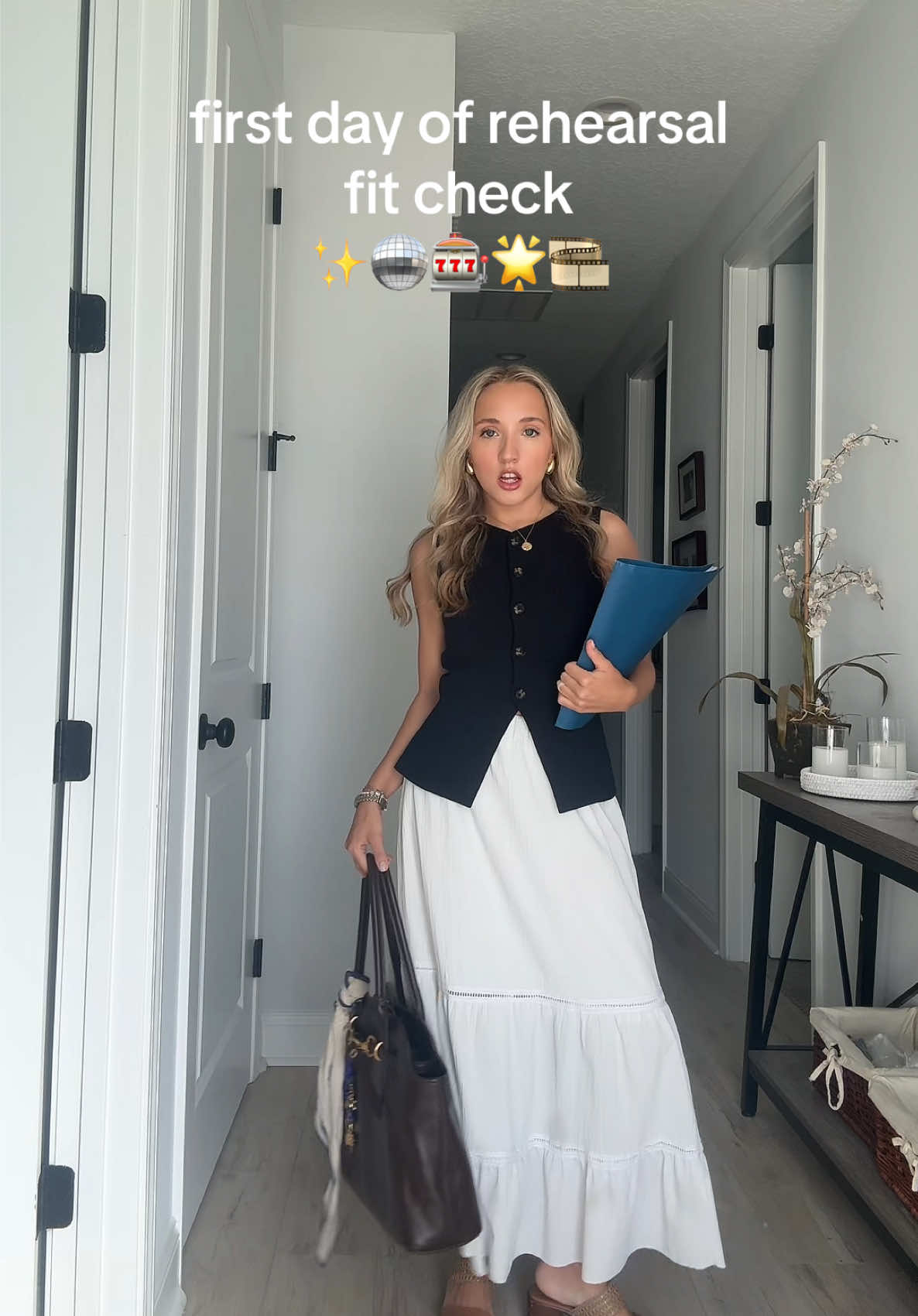 my script is an accessory ofc #actor #theatre #OOTD 