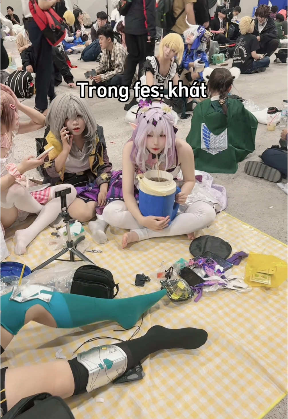 Đi fes có 3 trạng thái #cosplay #HonkaiStarRail #hsr #castorice  