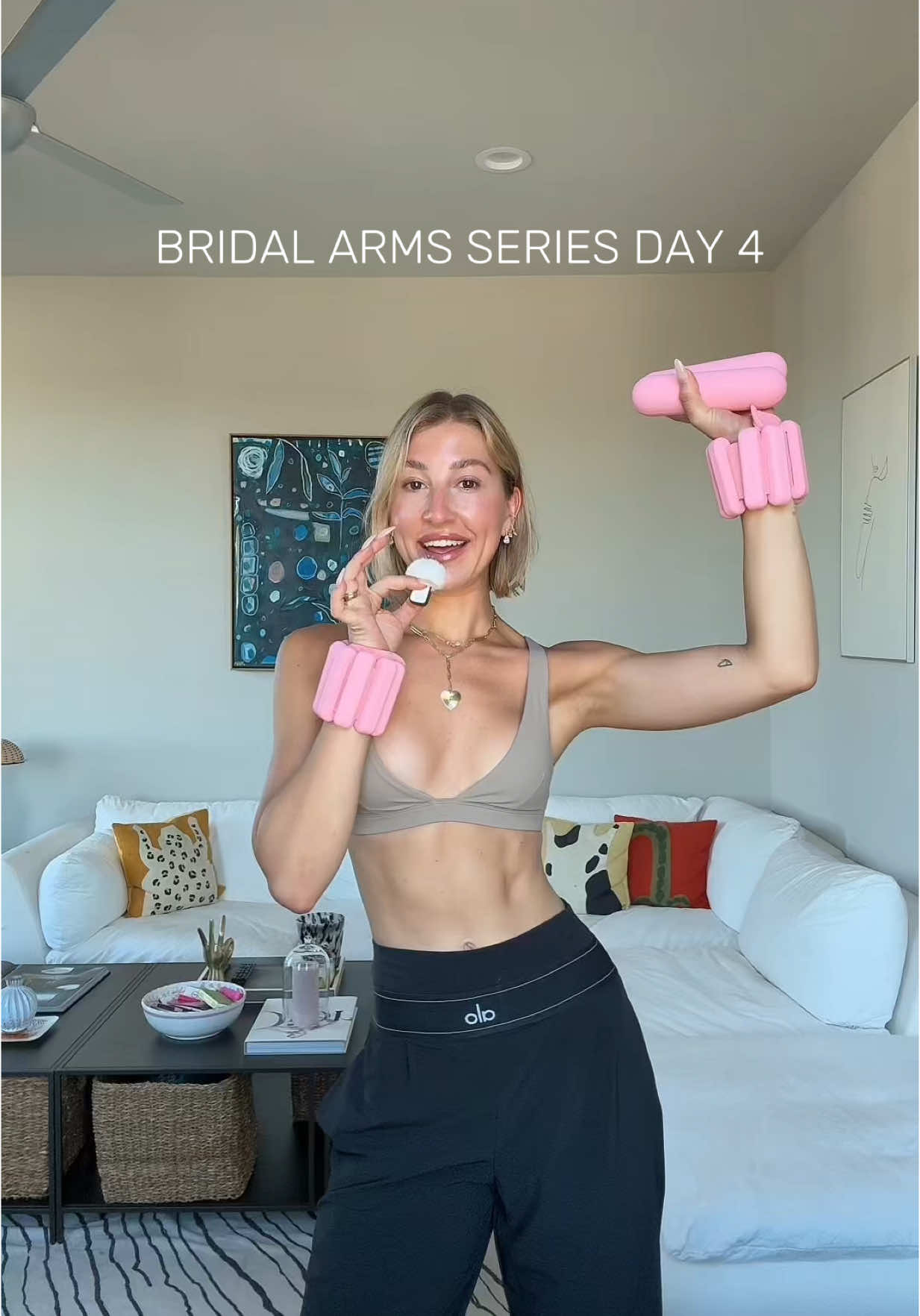 Bridal Arms Series: Day 4—7-minute posture-focused, back, biceps & shoulder sculpt💍🚀  Spice level: 9.7 Equipment used: @Shop Bala Bangles 3lb bars and 2lb bangles (double trouble! grab up to 5lbs) #fitnessinstructor #pilatesinstructor #pilatesworkout #fitnesstips #fitnessmotivation #tonedarms #armsworkout #armworkout #weddingtiktok #bridaltiktok 