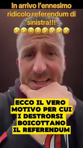 I destrorsi usano lo spauracchio del quesito sulla cittadinanza ma il vero motivo per cui invitano le persone a non votare al referendum è perché stanno come sempre dalla parte dei padroni e dei più forti e contro i lavoratori #referendum #lavoro 