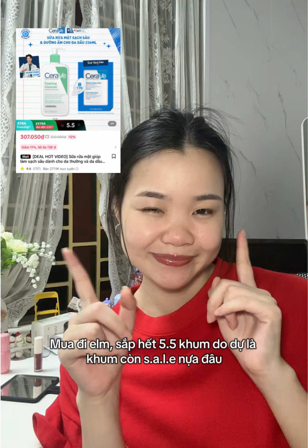 Chòi oi 5.5 xa le đã quá #huongmegi #Cerave #ruamat #gelruamat 