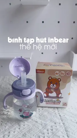 Bình hút nước cho bé, bình tập hút inbear #inbear #binhtaphut #binhtaphutchobe #binhtaphutnuocchobe #dcgr #lamme #mebimsua 
