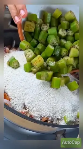 Délicieux mélange de farine de manioc et de gombo ! Même ceux qui ne l'aiment pas le répéteront !#delicious #cuisinefacile #faitmaison #recette 