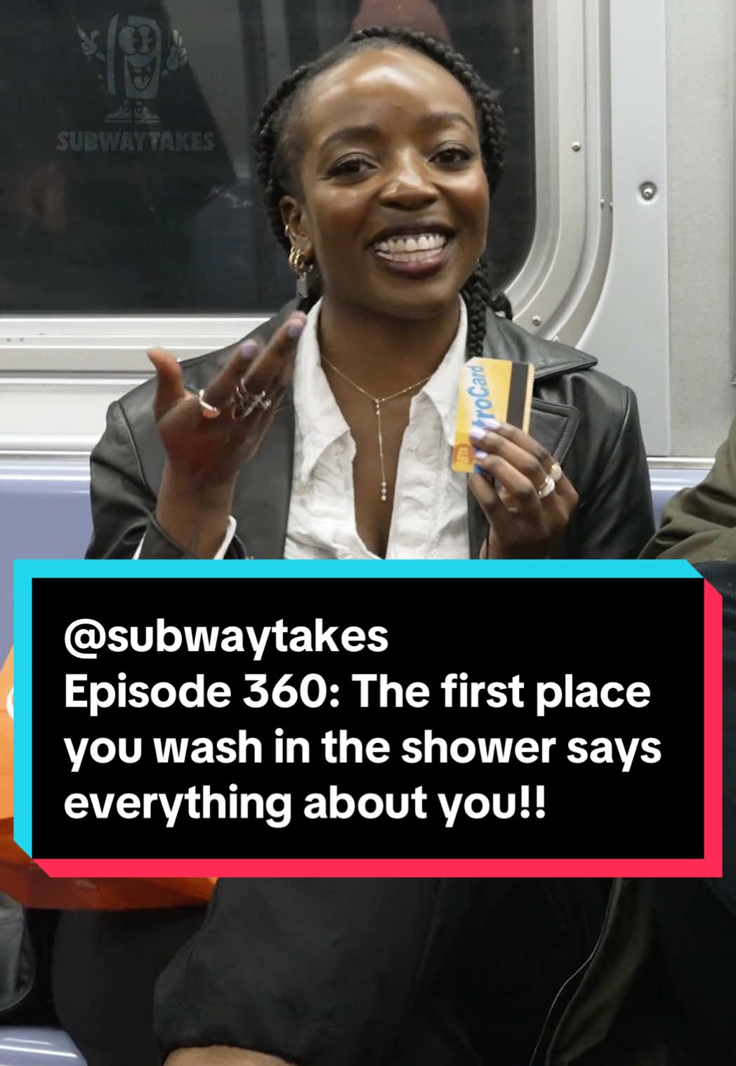 Episode 360: The first place you wash in the shower says everything about you!! Feat @Saidah and @method products  method is now at @Ulta Beauty! #methodpartner #podcast #subway #hottakes #subwaytakes #interview #nyc