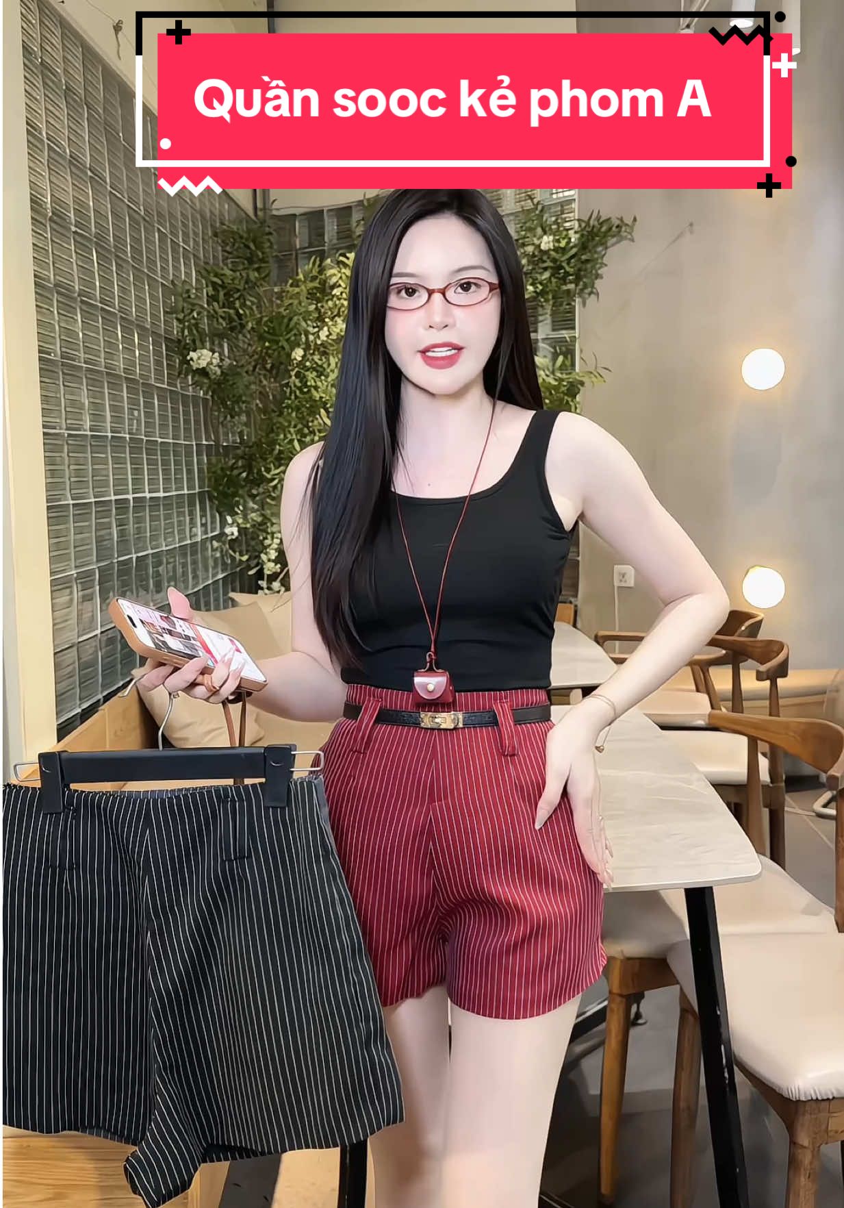 Quần sooc kẻ phom A #champhanriview #champhan #shorts  #quansooc 
