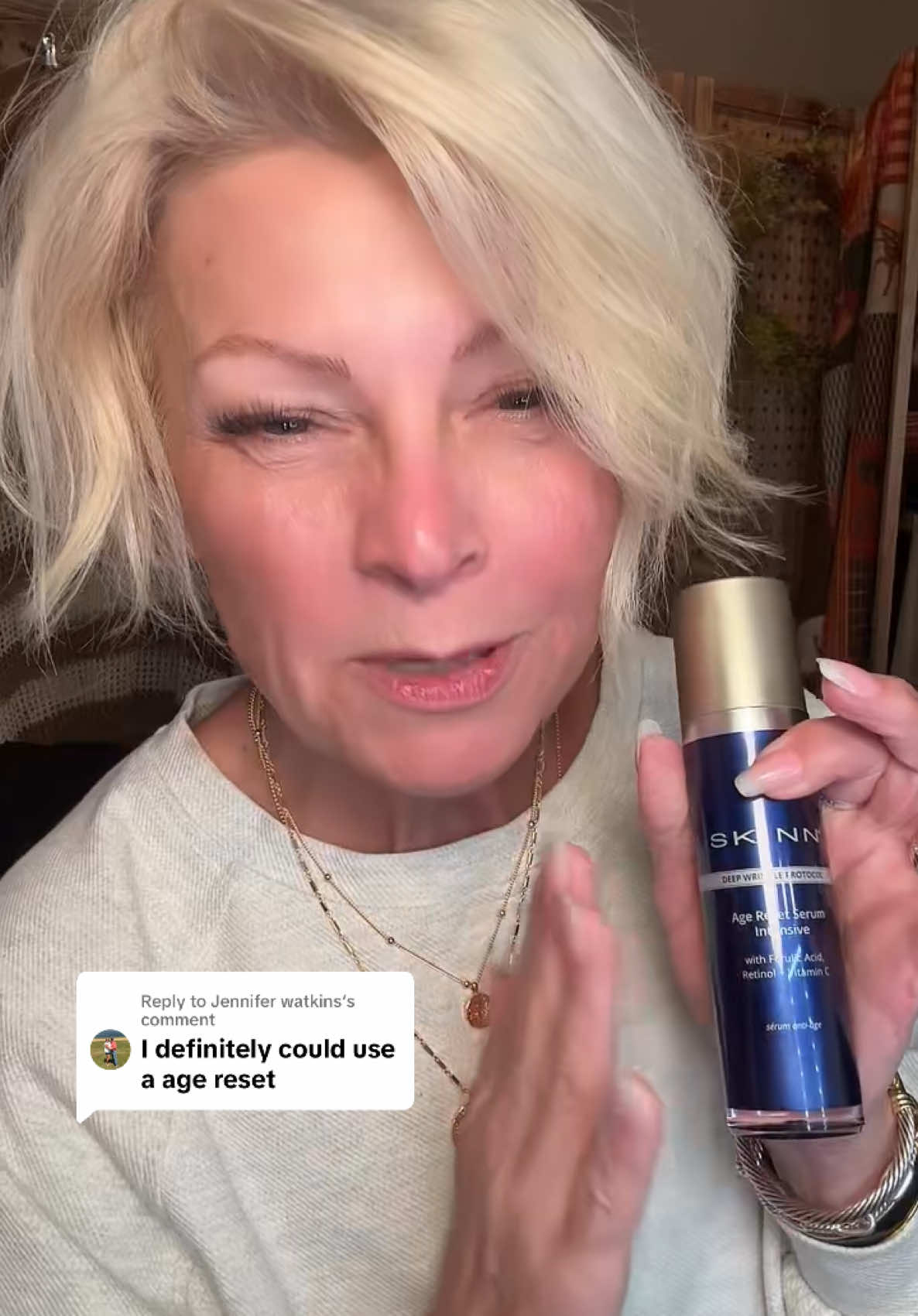 Replying to @Jennifer watkins SKINN's Age Reset system is sooooo incredible! 🥰 #skinncosmetics #skinn #agereset #faceserum #eyeserum #skincare #matureskin #matureskincare #facialserum #skintok #flashsale #moisturizer #hsn #womenover50 #skincareover50 #ttsdelightnow #ttslevelup #tiktokshopcreatorpicks #tiktokshopmemorialday #bestskincare @SKINN Cosmetics 