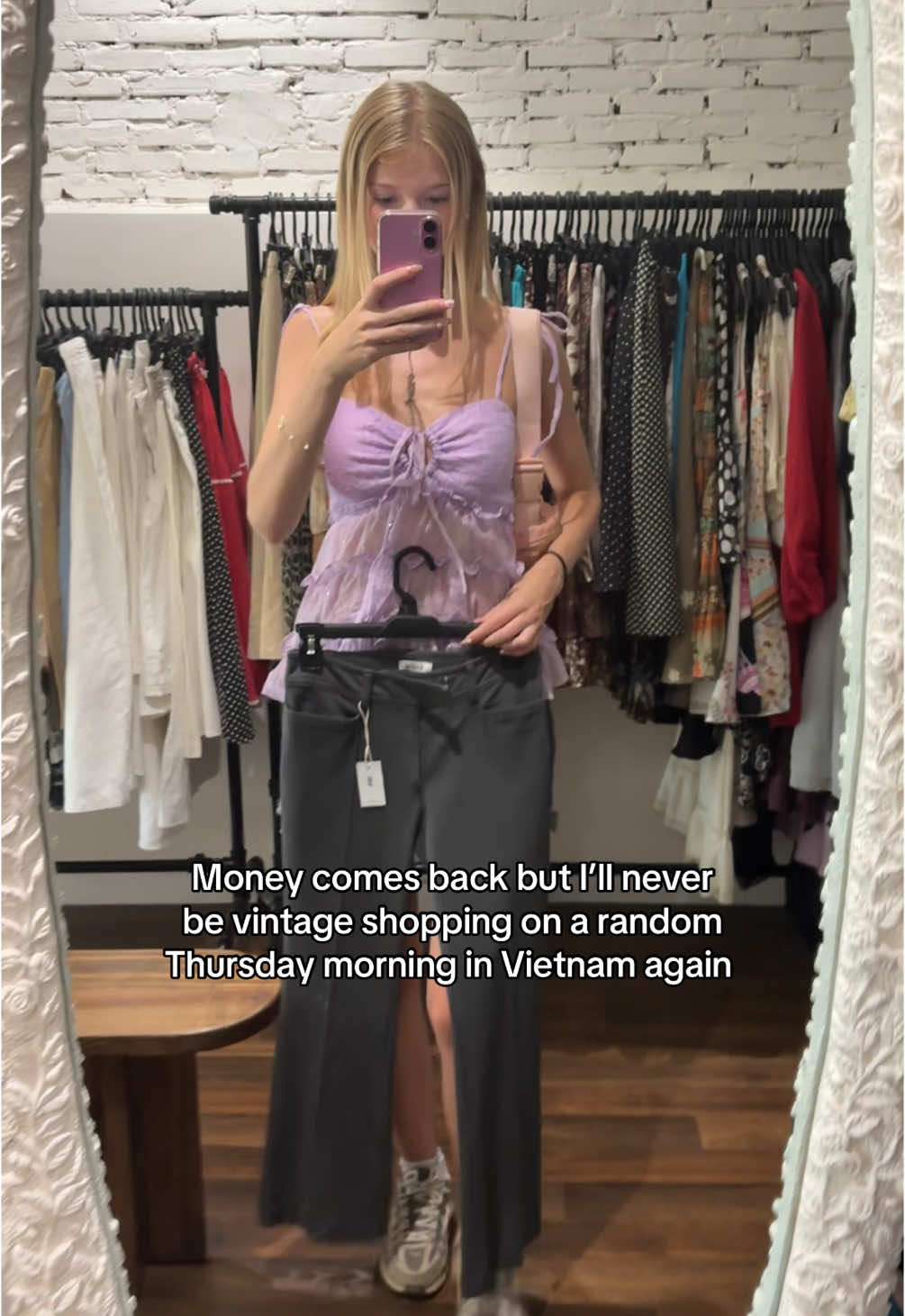 New favourite hobby 😻 #vintageshopping #vietnamshopping #y2k #y2kclothing #2000sfashion #thrifting #thriftedfashion #secondhandfashion #secondhandclothes #vintageclothing #y2kfashion #uk #fyp 