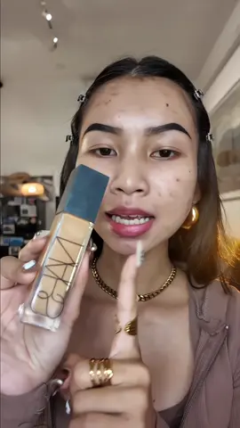 Nars natural radiant long wear foundation 🤎 ម្សៅស្អិតសម្រាប់មុខអ្នកឡើងប្រេងខ្លាំង🤎#trending #cambodia #fyp 