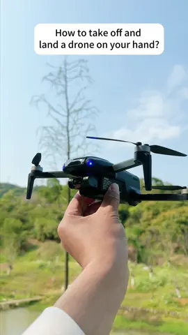 How to take off and land a drone on your hand #takeoff #howtotiktok #dronevideo #landing #unboxing 