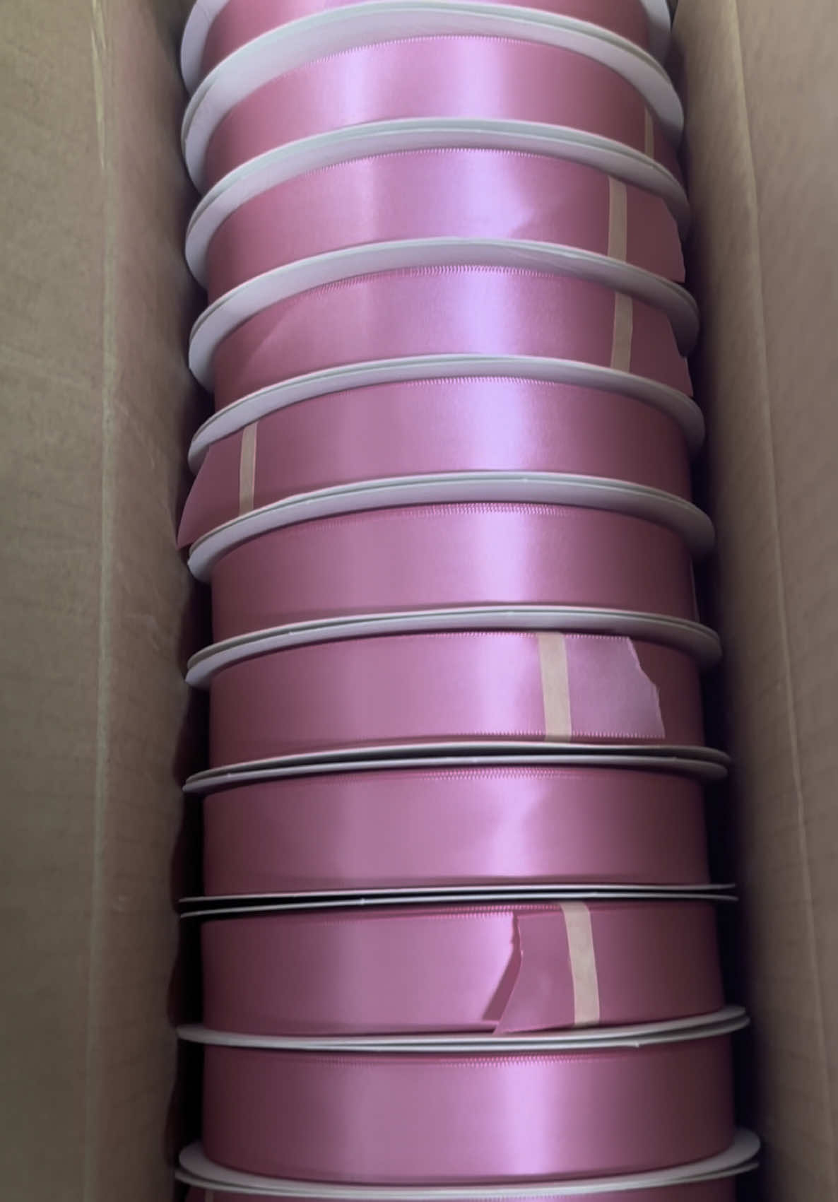 Let’s open the box to check the quality of the 7/8” ribbon.#ribbon 