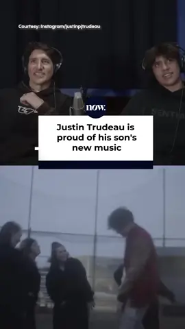 Former Prime Minister #JustinTrudeau is reacting to his son Xav's new music video and reminiscing about a time with his father, #PierreTrudeau. #Xav