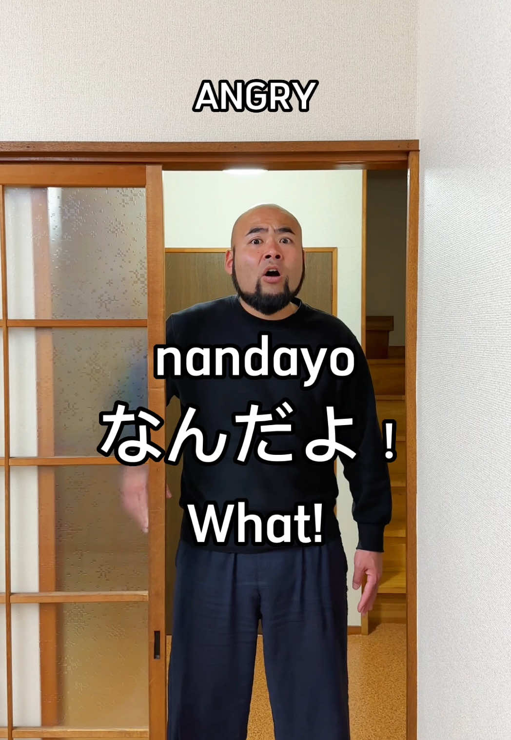 😆😆😆 nandeshoka なんでしょうか？ Yes? nandesuka なんですか？ Yes? nani なに？ What? ah あぁ？ What? nandayo なんだよ！ What! #japanese #learnjapanese #japaneselesson #japaneseslang 