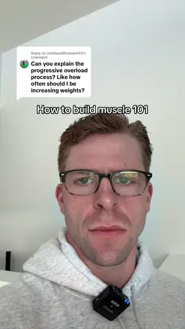 Replying to @LimitlessMindset444 how to build muscle: simplified 