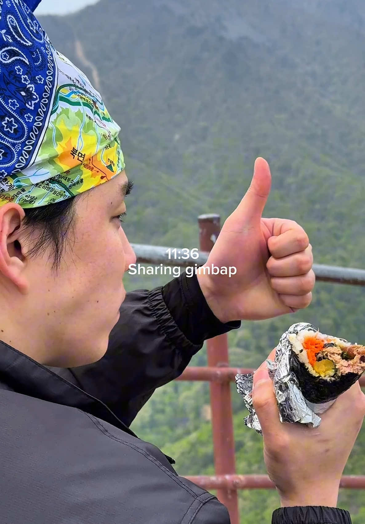 Gimbap in the mountain #seoraksan 