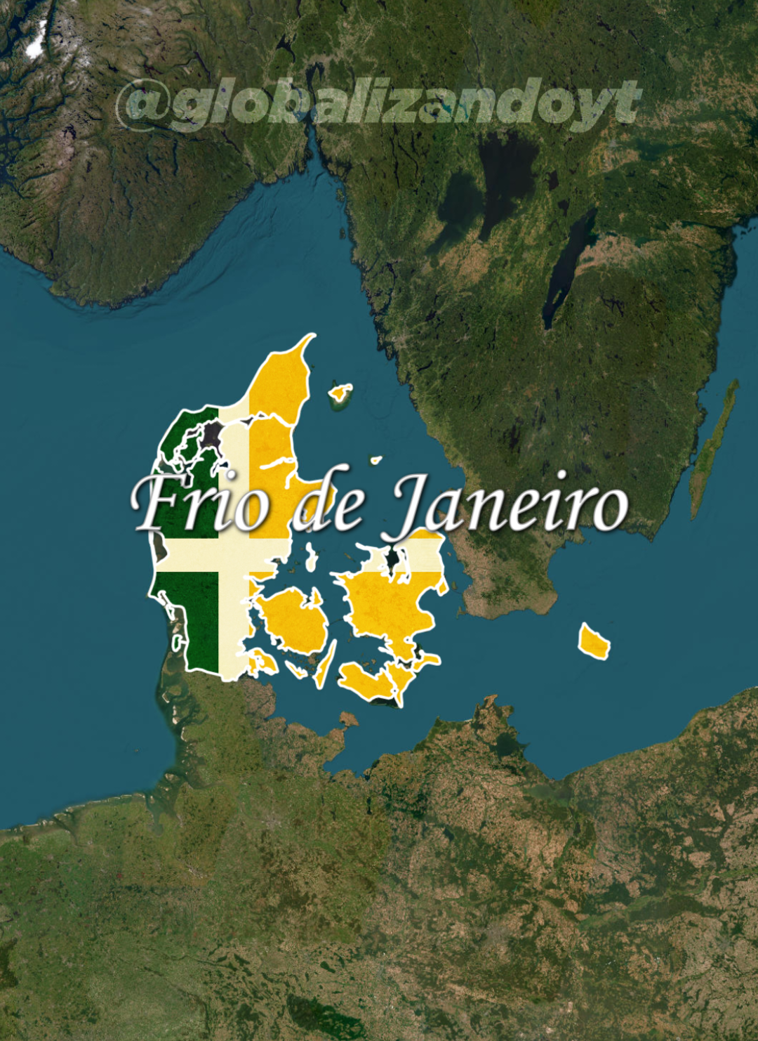 A Dinamarca quer ser colonizada pelo Brasil? Depois da Guiana Brasileira, o 28º estado já tem nome! #GuianaBrasileira #brazil #denmark #viral #fefelife #brasiledinamarca 