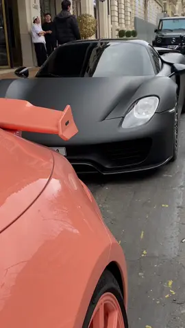 918 🦇 #voiture #car #carspotting #cars #paris #supercars #supercar #porsche #porsche918spyder 