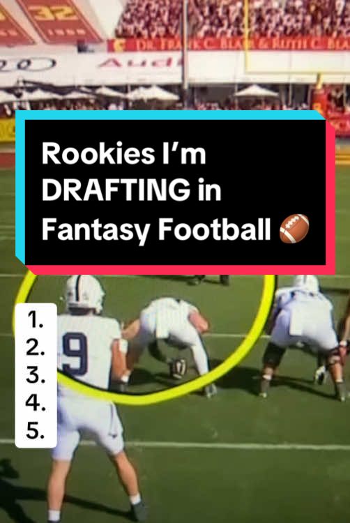 These guys could have MONSTER szns | Rookies I’m Draftinv I’n Fantasy Football #nfldraft #fantasyfootball #tylerwarren #ashtonjeanty #tetairoamcmillan #fyp