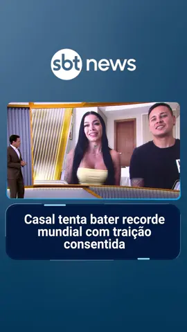 Gisa e o marido decidiram transformar uma prática sexual em um possível recorde mundial: ela quer se tornar a mulher que mais trai o parceiro com consentimento.  O casal, adepto do chamado “cuckold”, afirma que ganha dinheiro com a exposição da vida íntima e já foi procurado por curiosos, inclusive famosos. A meta é tornar o marido o “maior chifrudo do Brasil” e entrar para o livro dos recordes com o feito. Saiba todos os detalhes no Primeiro Impacto.  #sbtnews #notícias #primeiroimpacto #entrevista #traição #relacionamento #casal #traição #relacionamento #cuckoldismo #chifrudo #influenciador #jornalismosbt #tiktoknews #tiktoknotícias #foryoupage #fyp