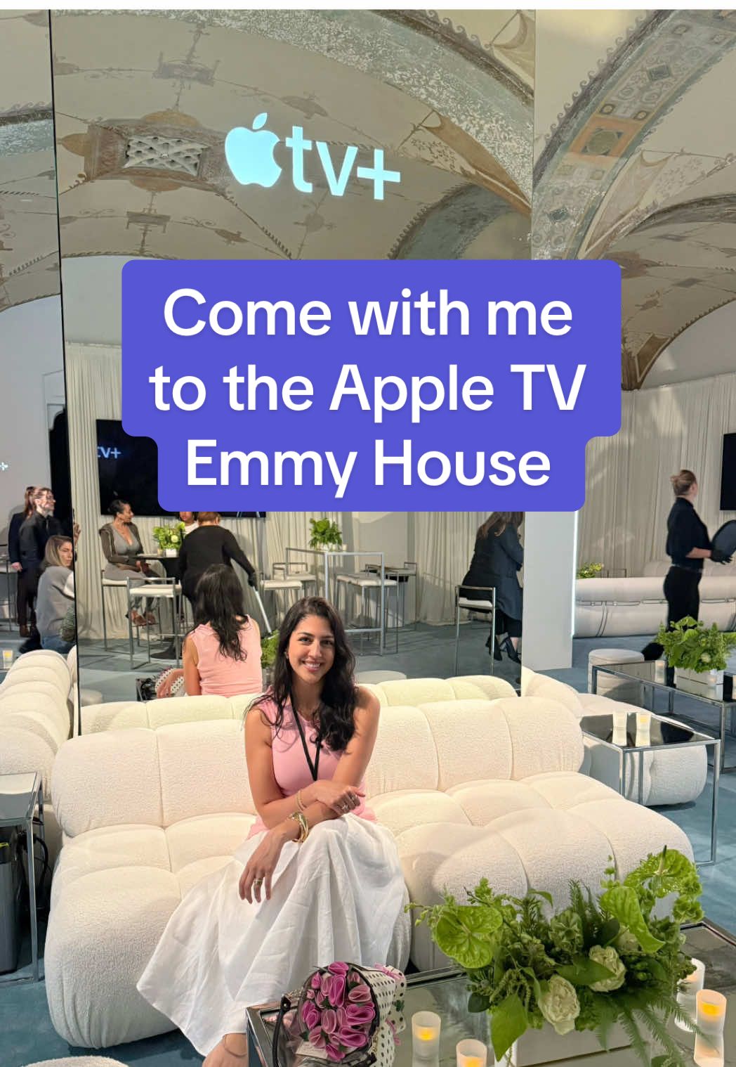 @Apple TV invited me to their Emmy House where I got to enjoy the screening + panel of Presumed Innocent. My favorite part was seeing the different exhibition rooms from different shows with @MeSnarky 🍿  #AppleTV #AppleTVPlus #presumedinnocent #jakegyllenhaal #tiktokfilmtvcompetition #entertainment #severance #yourfriendsandneighbors 