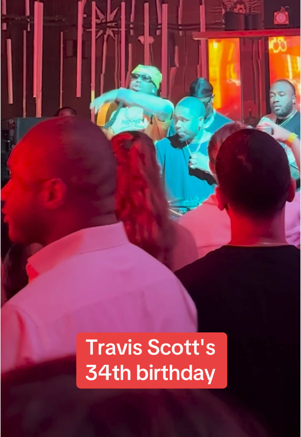 EXCLUSIVE: Travis Scott rang in his 34th birthday at the Museum of S*x in Miami, with friend Quavo joining the rapper in the DJ booth to perform his latest official release, “Trappa Rappa.” #travisscott #quavo #birthday #celebrity