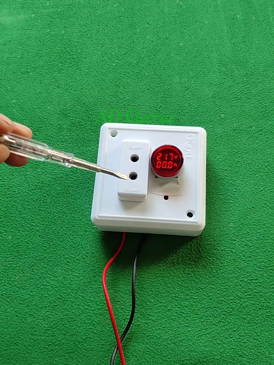 How To Install Voltage And Ampere Meter At Home  #adelectric007 #ukelectrician #electricaltips #foryou #uktiktok #electrical #voltagemeter #amperemeter 