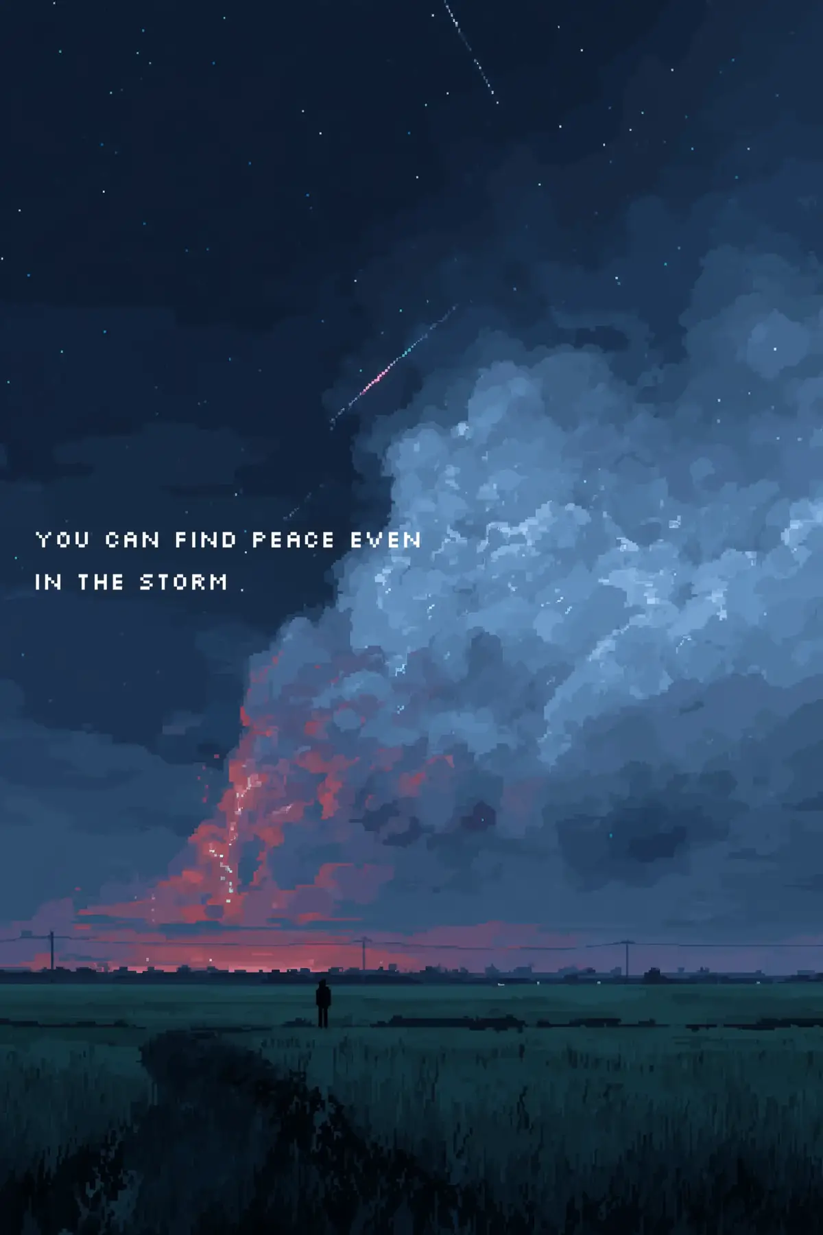 peace will come to you #relax #tumblraesthetic #aestheticvibes #pixelart #8bit #fyp #storm #wallpaper #ambiance 