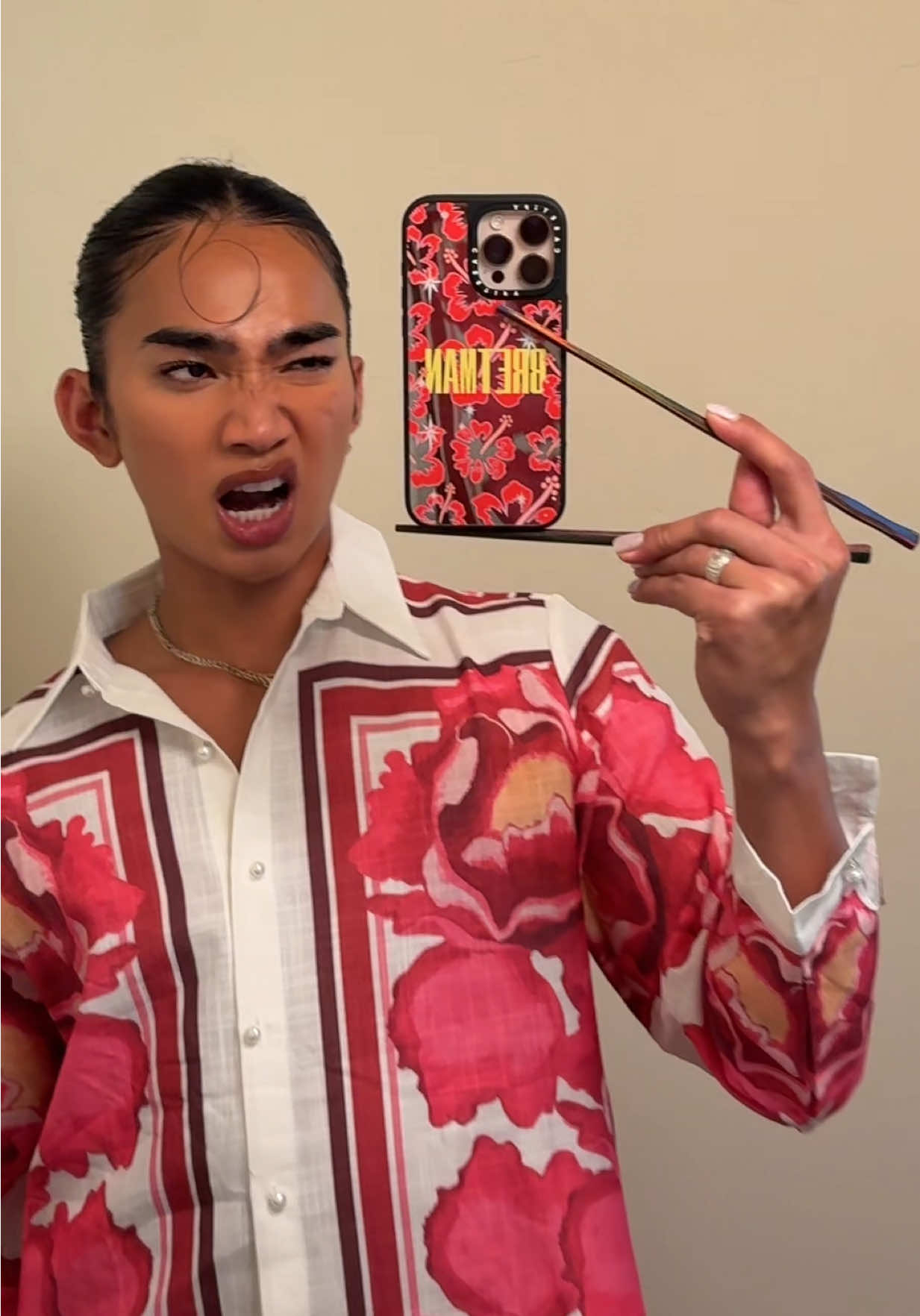 Bretmanrock X @CASETiFY get into it 🌈🌺🐚🐓 