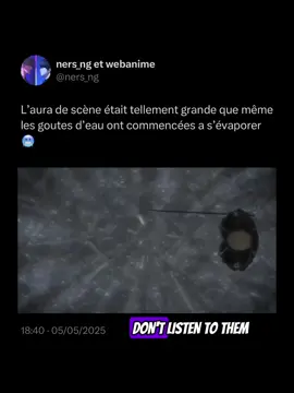 C’est juste de l’humour je sais que c’est ça pression spirituelle qui faisait évaporer l’eau donc calmez vous 😂#bleach #ichigo 