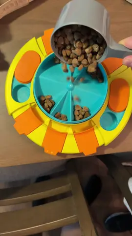 This slow feeder puzzle makes for a great addition to your dog’s enrichment time!! #dogmom #pupparent #slowfeeder 