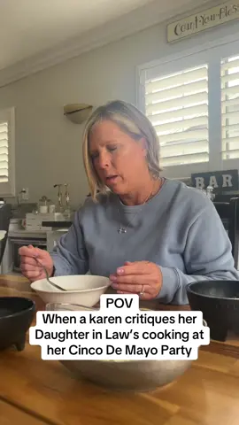 She is just being honest.. right?? lol #pov #karen #humor #food #motherinlaw #daughterinlaw #eating #relatable #momlife #momsover40 #fypシ 