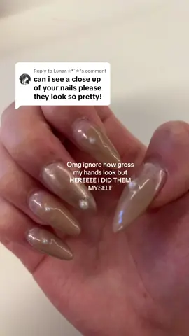Replying to @Lunar.✩*˚＊ yes of course!!!!! My hands are gross but THE NAILS ARE SO CUTEEEE #nails #nailart #nailsathome #nailinspo #nailinspo