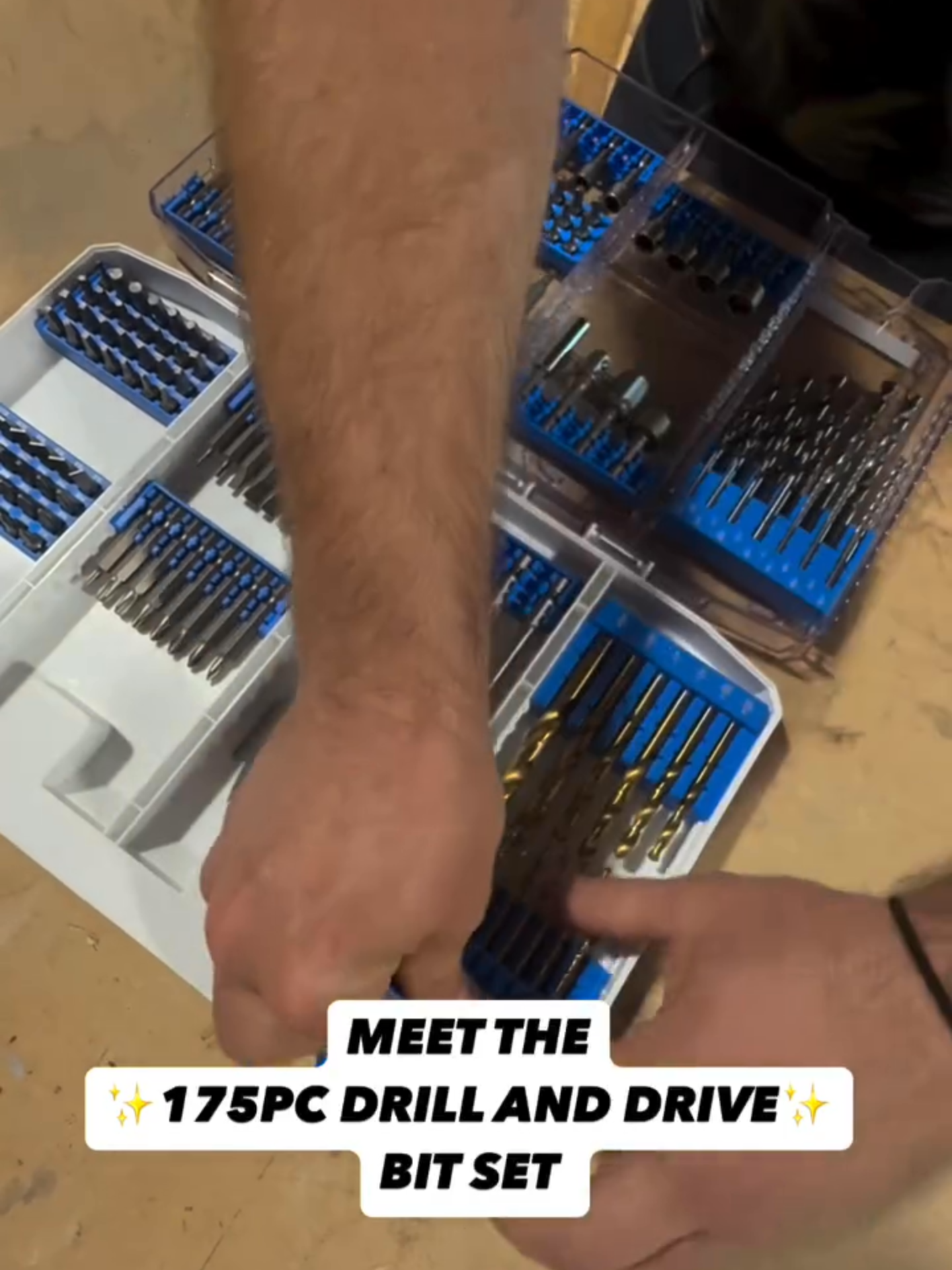 The 175PC Bit Set is the bad to the bone and the best addition to your workbag! Go ahead and add to cart.  #doitwithhart #bits #DIY