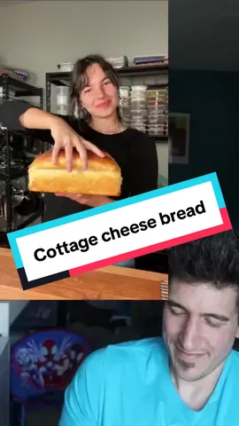 Replying to @Emily 🕷🕸 fine…. Cottage cheese can have this one 😶#bread #cottagecheese #viralrecipe #recipereview @carolinagelen 