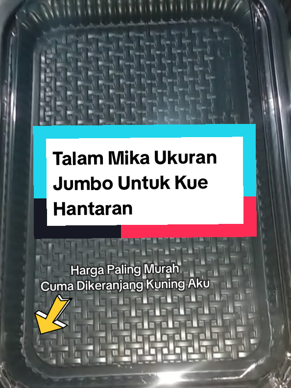 Cocok Banget Untuk Pedagang Kue Yang Sering Dapat Orderan Untuk Hantaran Seperti Aku. Makin Cuan Dong.. #TalamMikaJumboUntukKueHantaran  #nampanmikahantaran  #ukuranjumbo  #nampanmikahantaranjumbo 