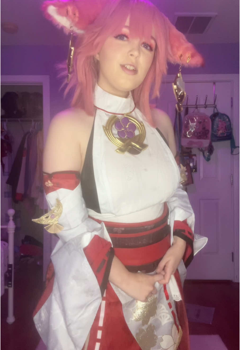 not pictured: @⭐️Shay⭐️ behind the camera hyping me up 😭 #yaemiko #cosplay #yaemikocosplay #GenshinImpact #genshinimpactcosplay #genshincosplay 