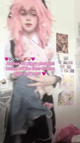 #airimomoi - happy name day pïggy! 🐷🩷🥓 #airimomoicosplay #airimomoiprojectsekai #moremorejump #moremorejumpcosplay #fyp #foryoupage #projectsekai #projectsekaicosplay #piggy 🐷🩷