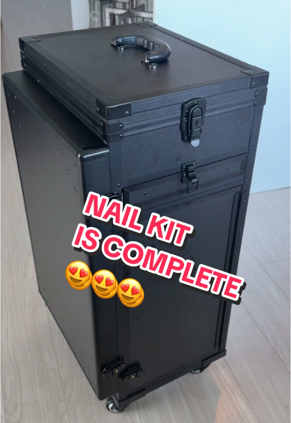 🥹🥹🥹🥰 this gift makes me feel seeen. Someone supporting your hobbies is a keeper. 💍 #diynails #nailkit #nailtech #nailsupply #nailartist #gelx 
