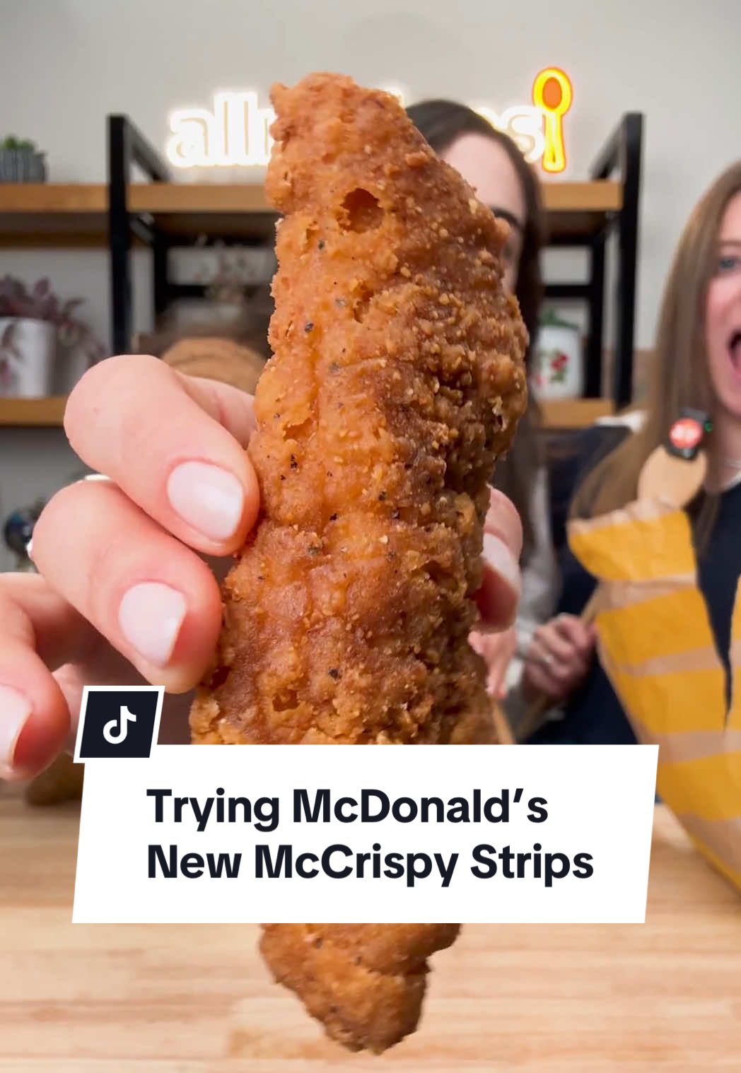 Hellooo, McCrispy Strips! 🤩 They're back, baby! If you remember McDonald's Chicken Selects, you'd know how high our expectations were for this new release. Their Creamy Chili was one we couldn't skip either! Read all about it at the 🔗 in the @allrecipes bio!  🧑‍🍳: @Bailey Fink + @court  #mcdonalds #mccrispystrips #mccrispy #aioli #chicken #chickenselects #lemonade #tastetest #newmenuitems 