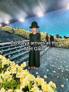 Zendaya wears a big hat to the #2025 #MetGala @💋 #zendaya #popculture #zendayatheory #bighat #stantwitter #zendayaglitch #ethelcain #meme #fyp #trending #viral #yyesand