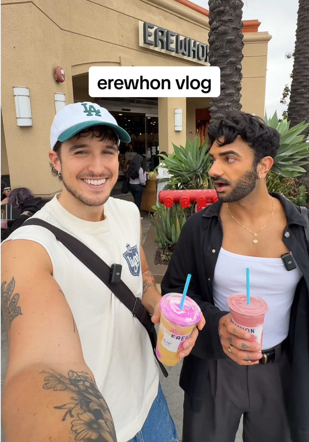 this might have been our least favorite visit to erewhon yet lmao why do we do this to ourselves??? #erewhon #erewhonsmoothie #foodvlog #husbands #couples #dayvlog 