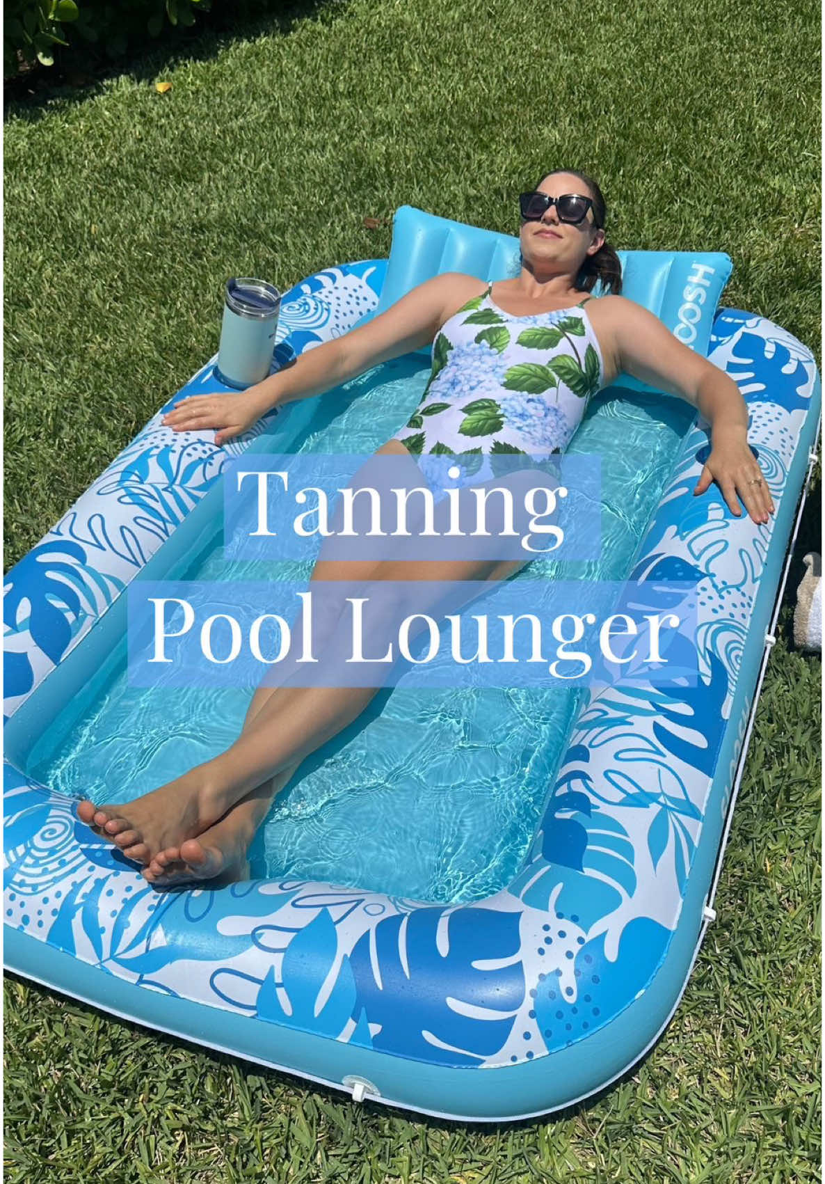 A personal tanning pool ☀️👌 You can find this under ✨Summer Finds✨ on my website. #amazon #Summer 