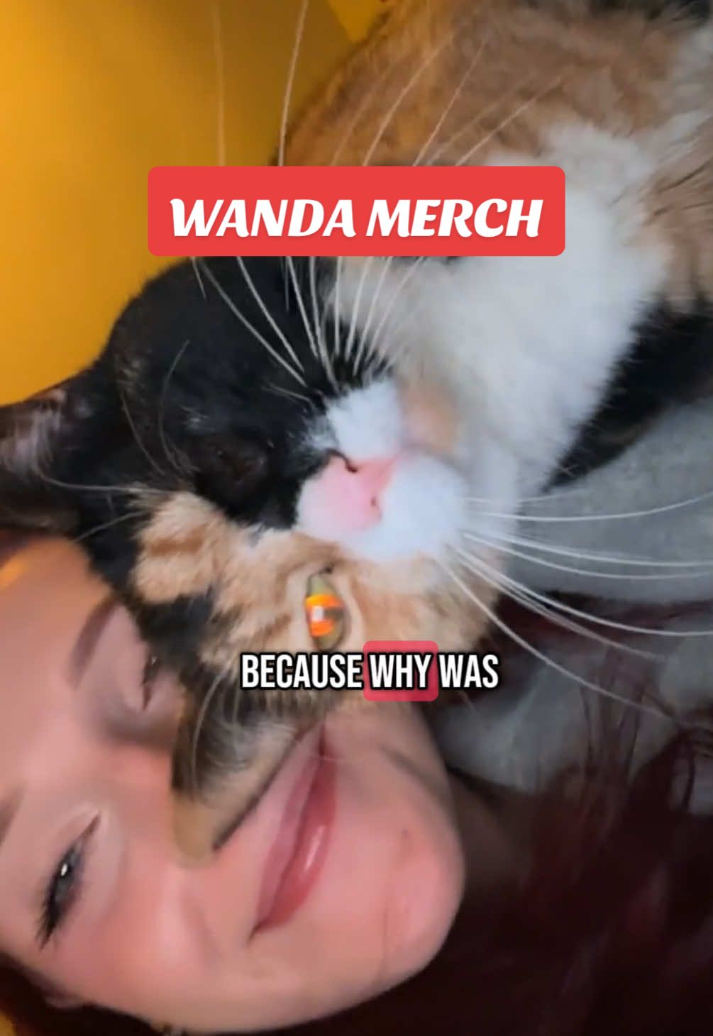 tell wanda she did a good job modeling or else