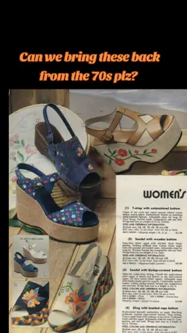 These 70s wedges are so beautiful ❤ #GenX #fy #fypage #70s #nostalgia #fashion 