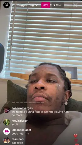 #youngthug just played a snippet off of #UyScuti 👀 what do yall think??? #freestyleminutes 