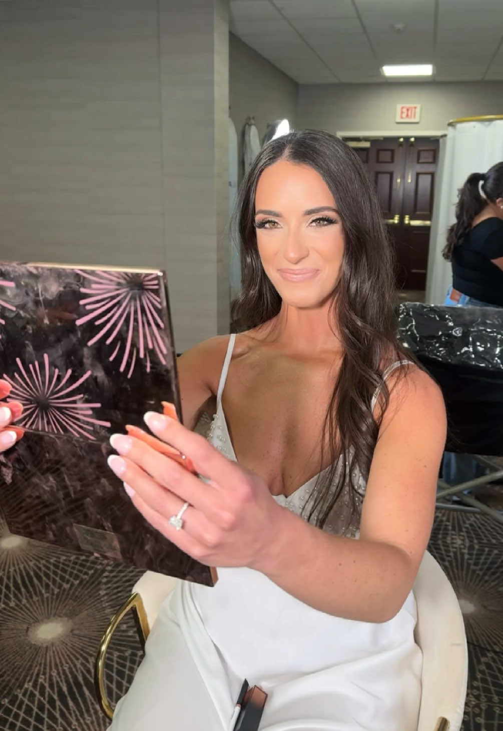 Toni-Ann looking INCREDIBLE✨ Makeup: @dee_thebeautylounge @The Beauty Lounge LI  Hair: Maria  #fyp #fy#fyppoppppppppppppppppppppppp #bride #wedding #glam #gorgeous #weddingday #bridal #bridesoftiktok #makeuplooks #hairstyle #updo #longisland #newyork 