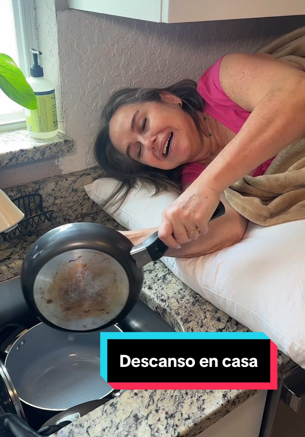Cuando dicen que suerte la tuya poder estar en casa descansando todo el día