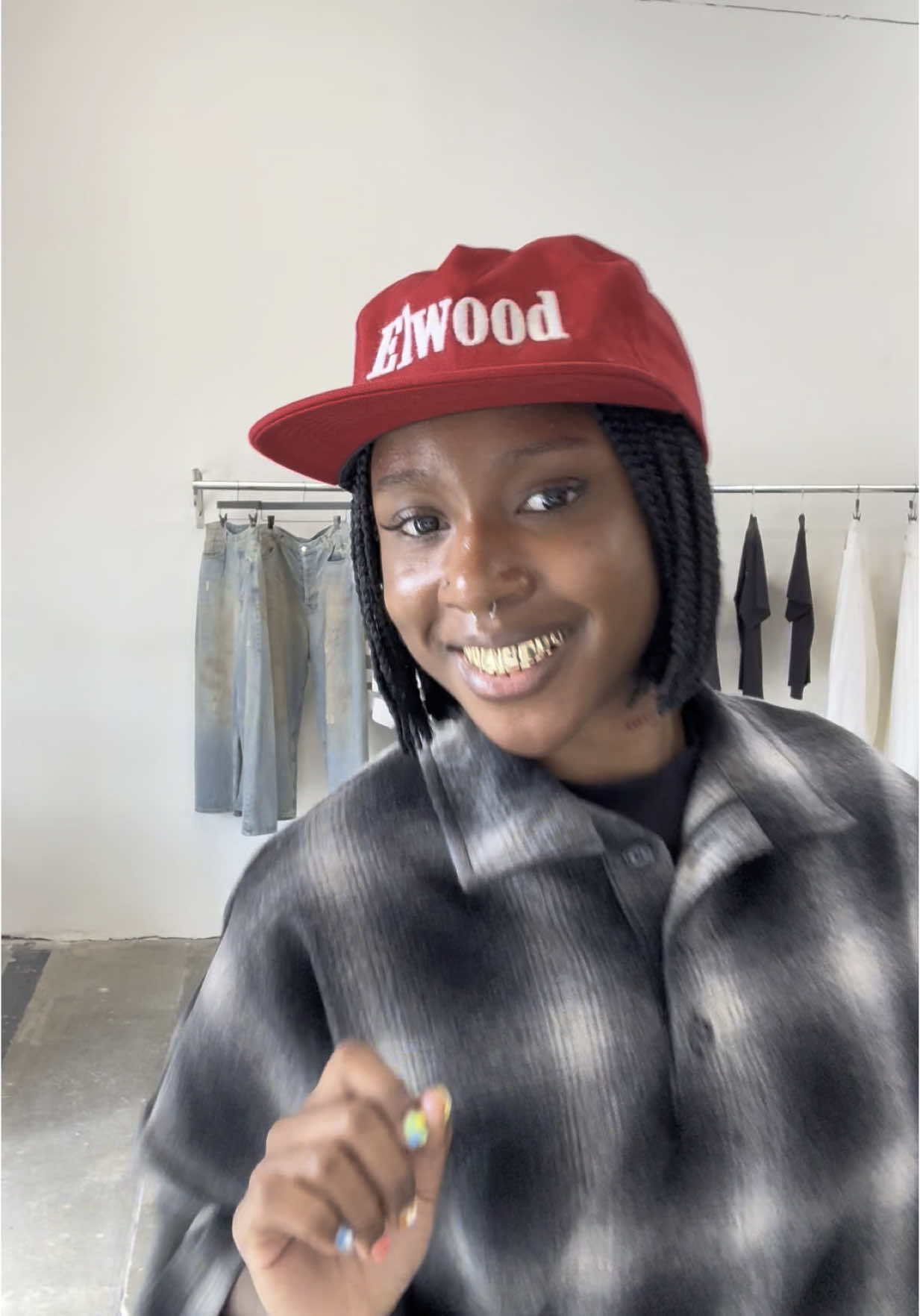 @Jaidabunni at the GR showroom! 🙏🏽🙏🏽🤎 #ghettorodeo #clothingbrand 