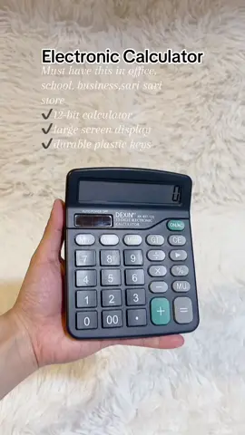 Electronic Calculator 12 digit display multi-functional big button for Business Office School #calculator #electroniccalculator #fyp #fyppppppppppppppppppppppp 