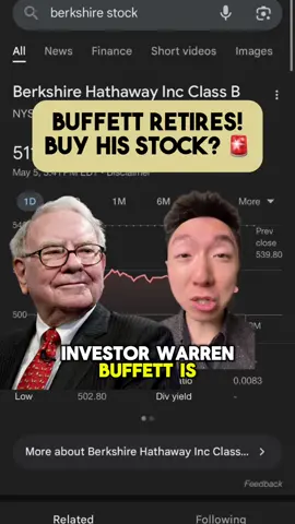 Big news as legendary investor Warren Buffett is retiring as CEO of Berkshire Hathaway. Still a solid long term investment but what do you think? #stocks #investing #stockmarket #stockstobuy #PersonalFinance 
